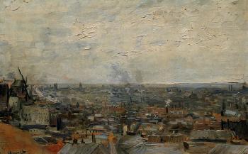 Vincent Van Gogh : View of Paris from Montmartre